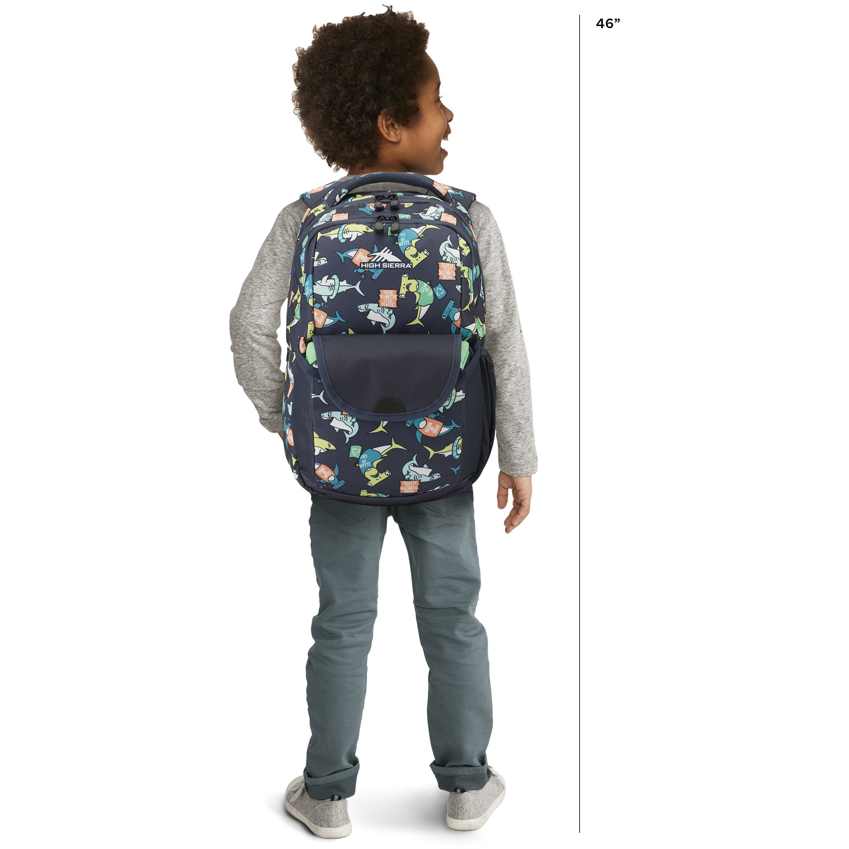 High Sierra Ollie Lunchkit Backpack - Blue Sharks