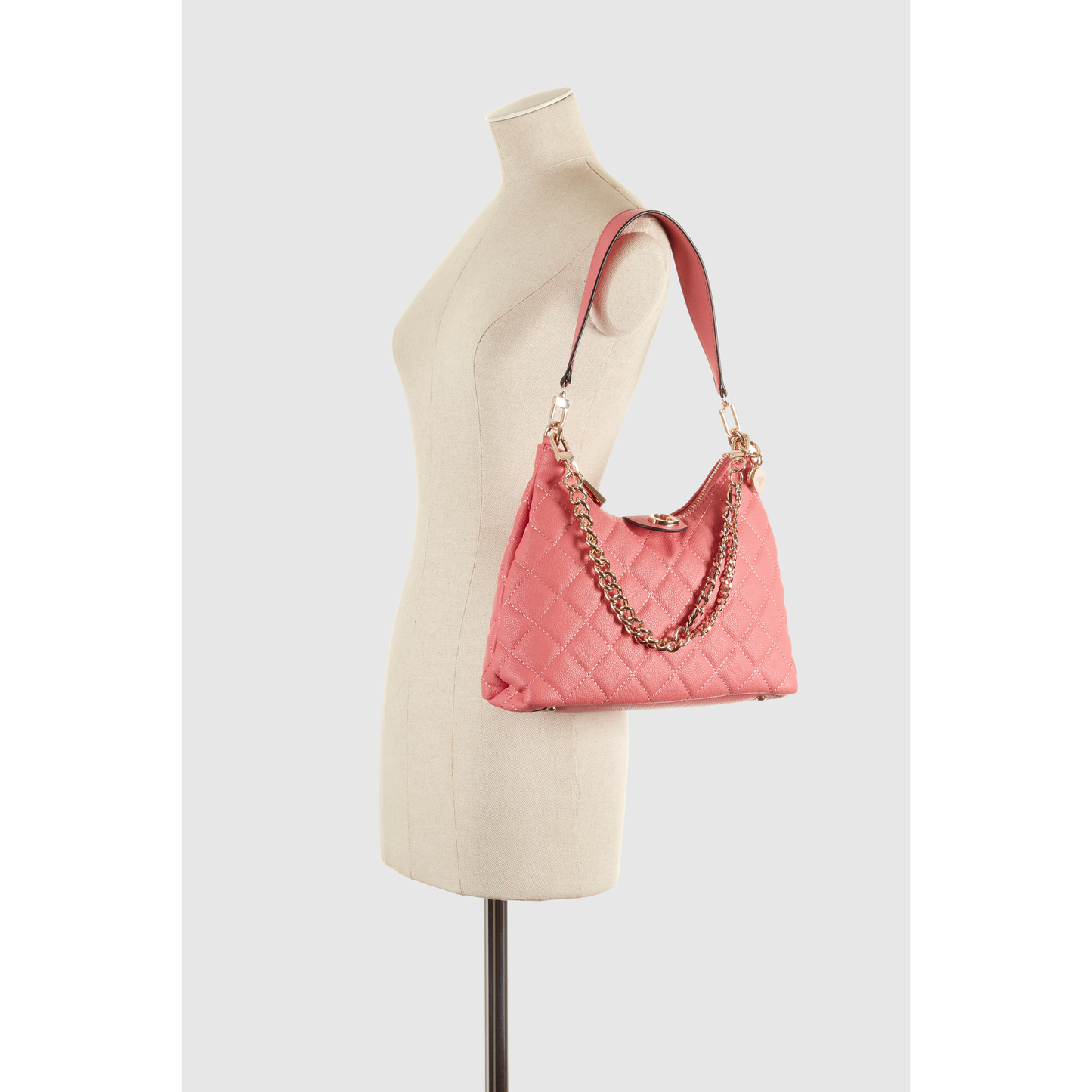 GUESS Gillian Quilted Hobo Bag