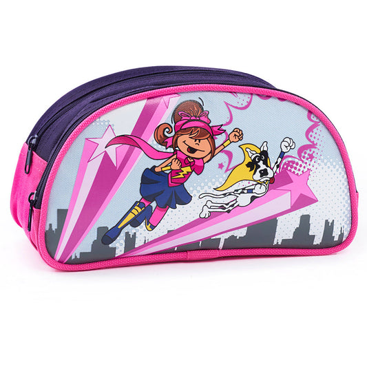 Louis Garneau Pencil Case, Half Moon - Superhero