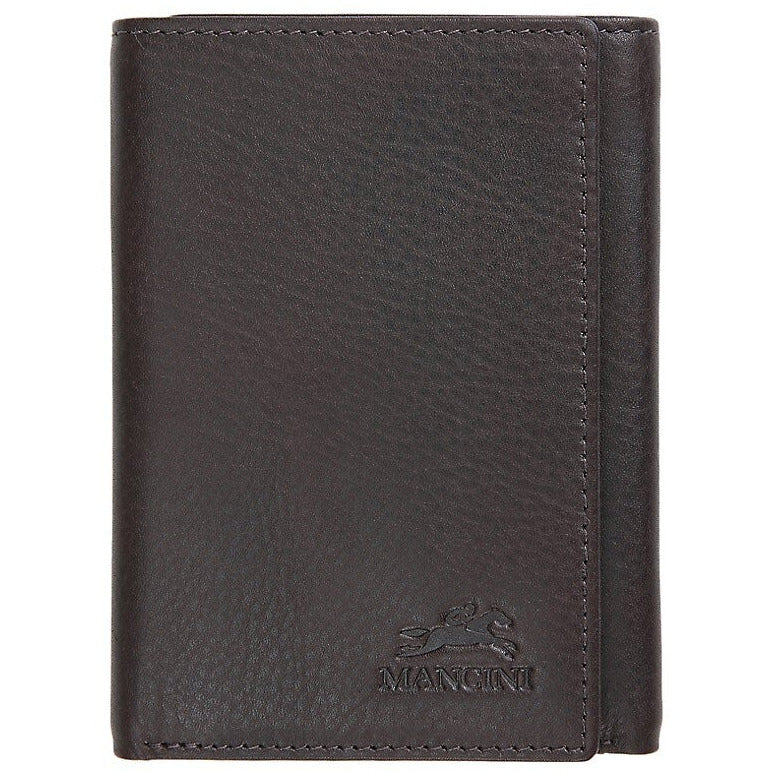 MANCINI Monterrey Portefeuille en Cuir Tri-Fold