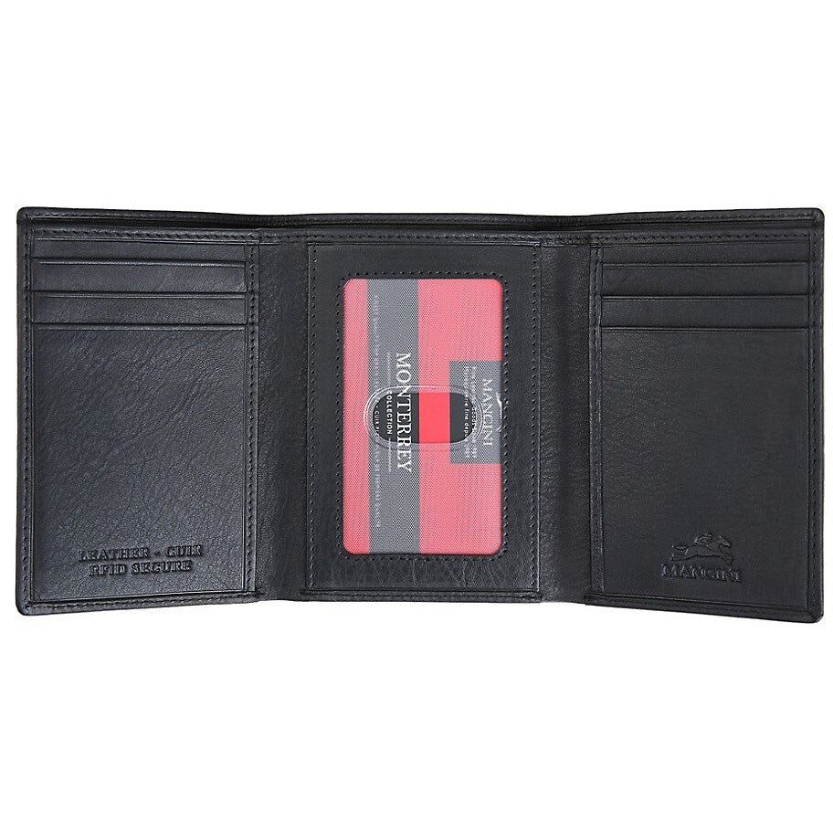 MANCINI Monterrey Portefeuille en Cuir Tri-Fold