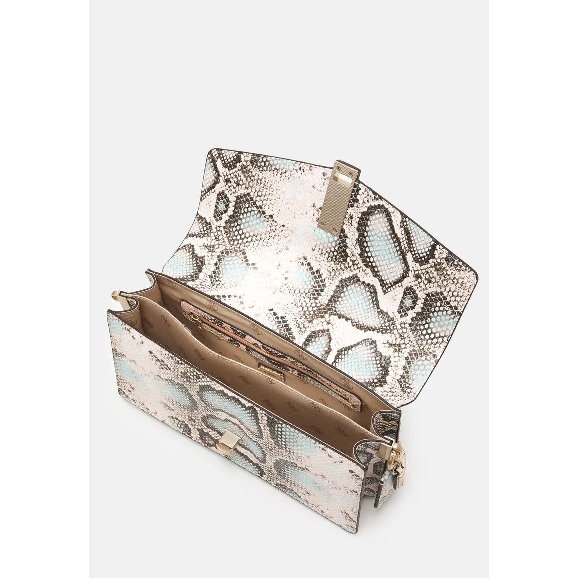 GUESS Albury Top-Handle Flap Bag