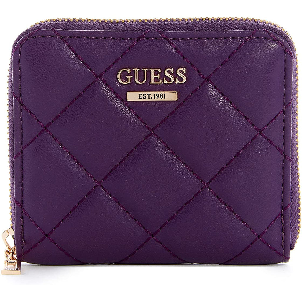 GUESS Cessily Petit Portefeuille Zippé - Noir