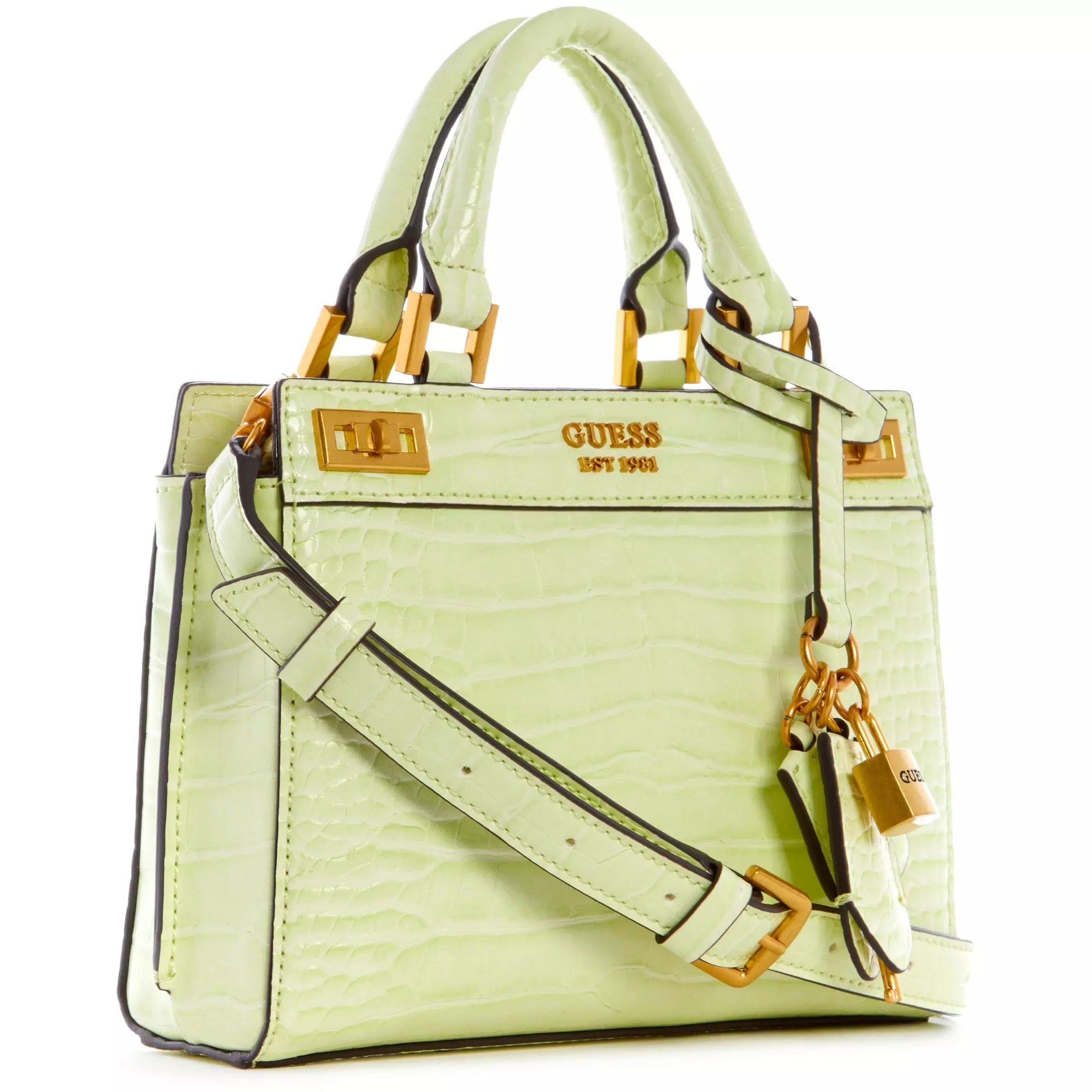GUESS Katey Croc Mini Satchel
