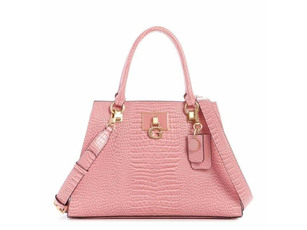 guess stephi rose pink handbag