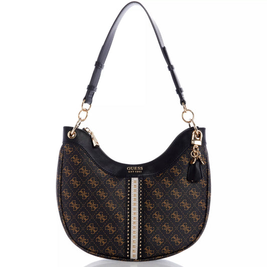 GUESS Kasinta Hobo - Brown Logo Multi