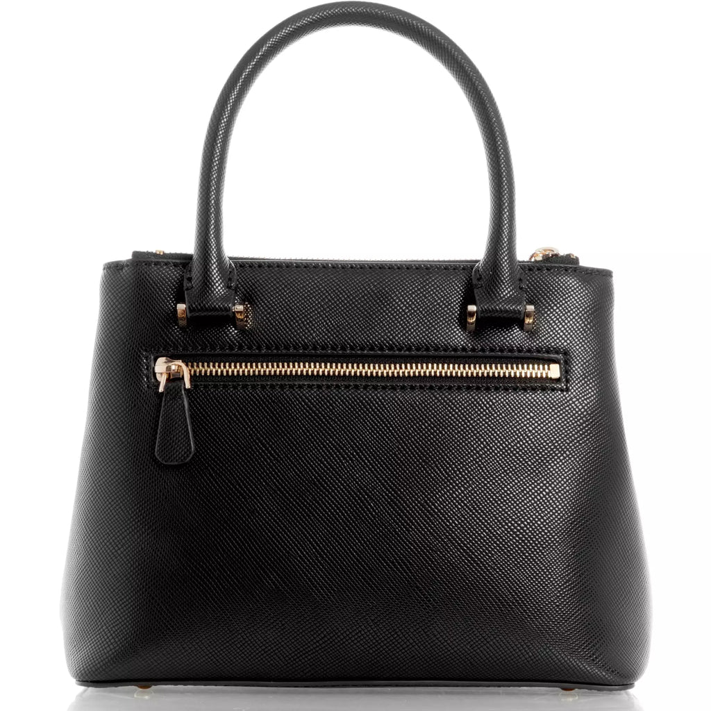 GUESS Eco Ivy Girlfriend Satchel - Black