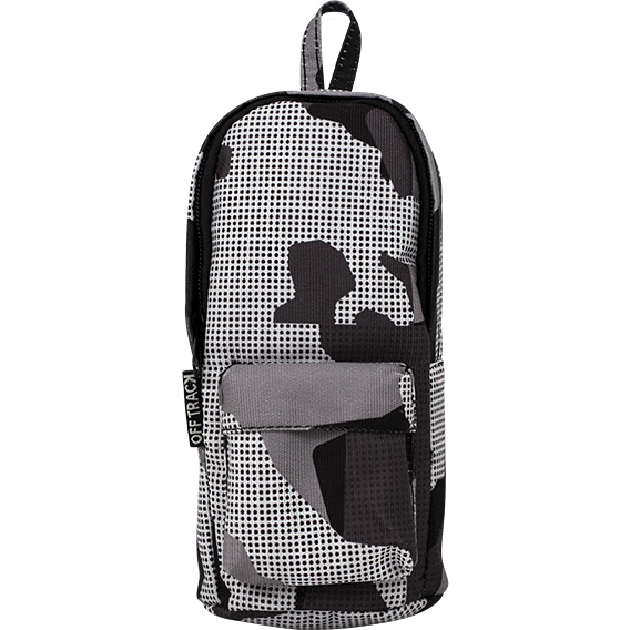 Trousse à crayons Off Track Style Sac à dos - Noir Gris