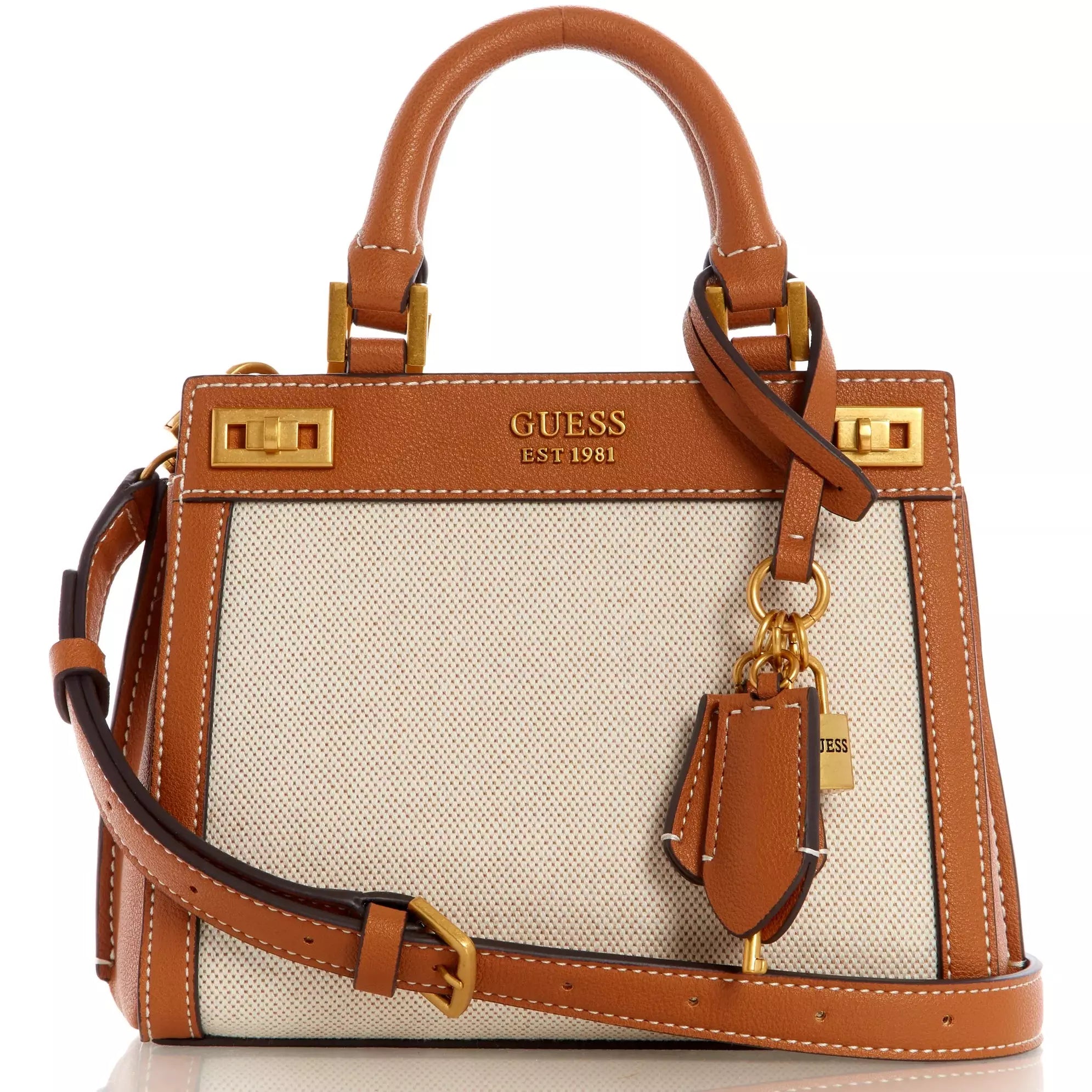 GUESS Katey Canevas Mini satchel