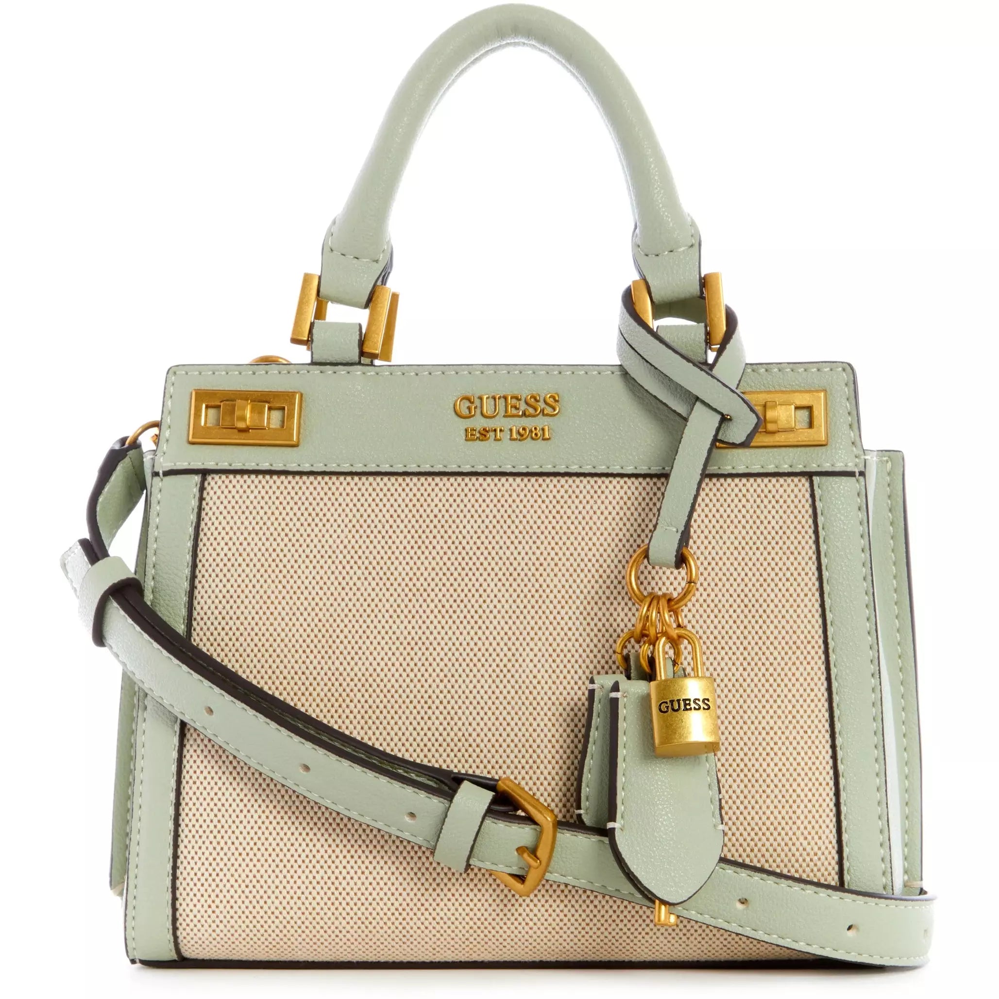 GUESS Katey Canevas Mini satchel