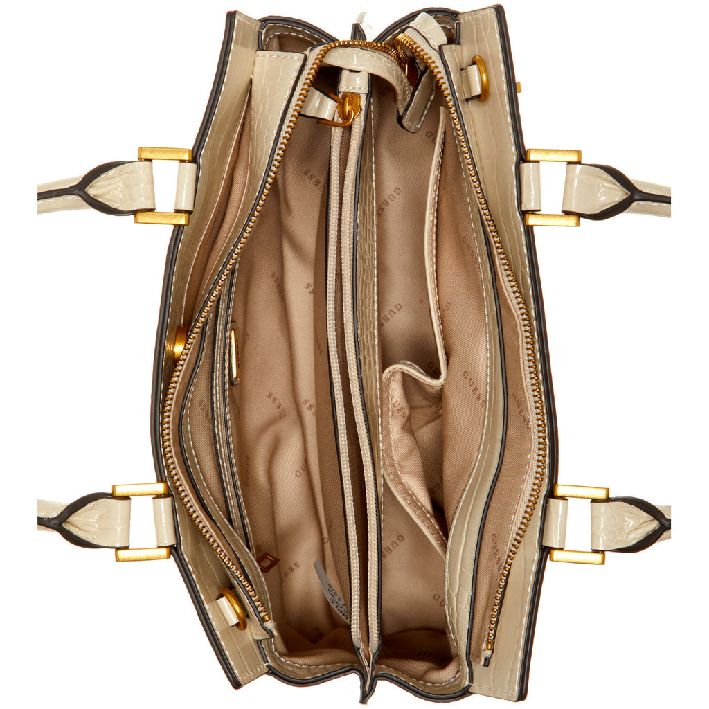 GUESS Katey Canevas Luxury Satchel