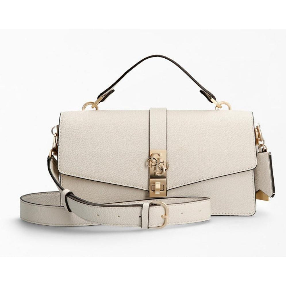 GUESS Albury Top-Handle Flap Bag