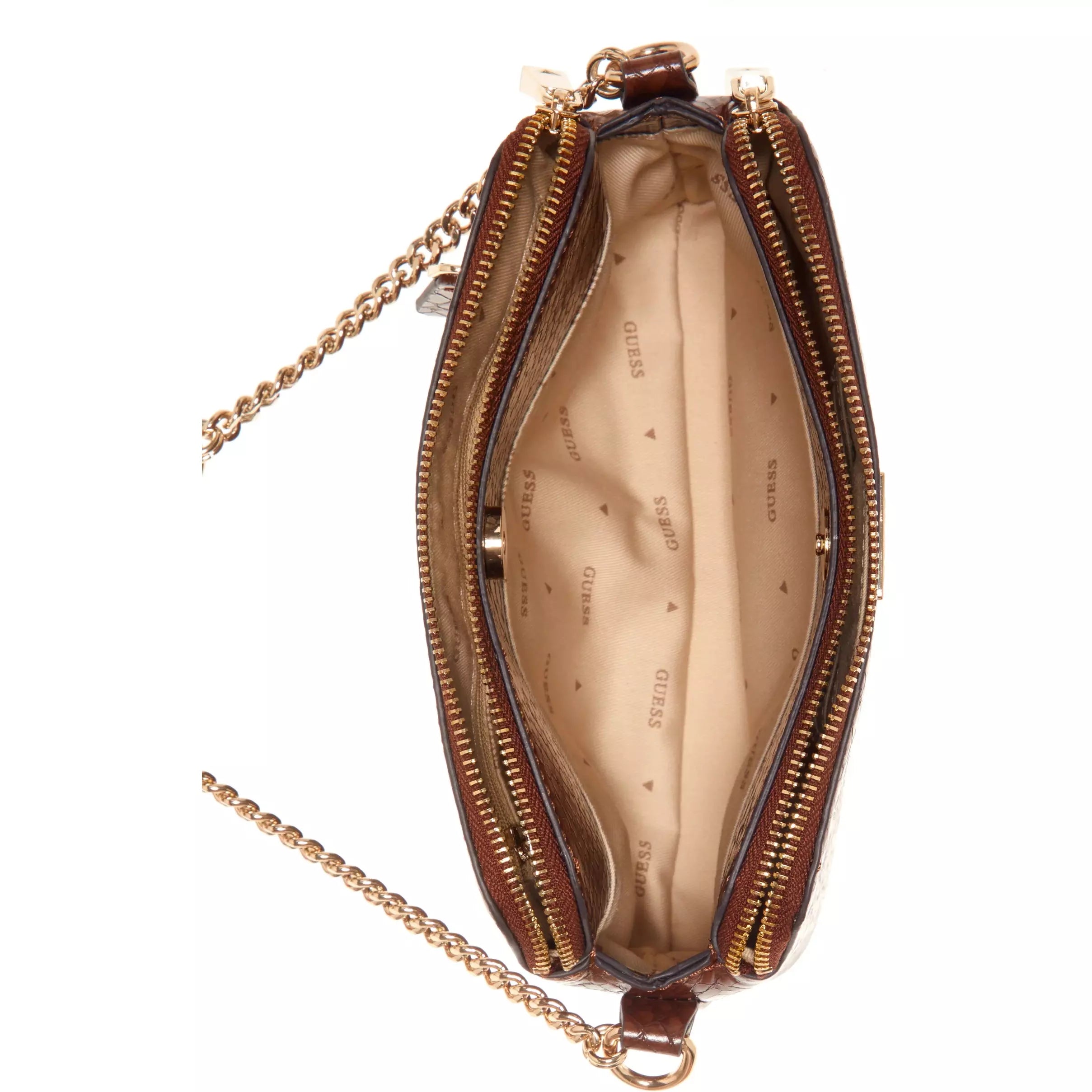 GUESS Moon Light Double Zip Crossbody