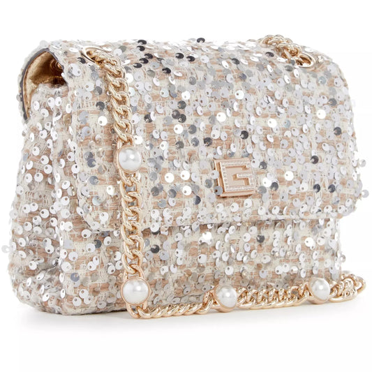 GUESS Virtual Mini Convertible Crossbody Flap - Nude
