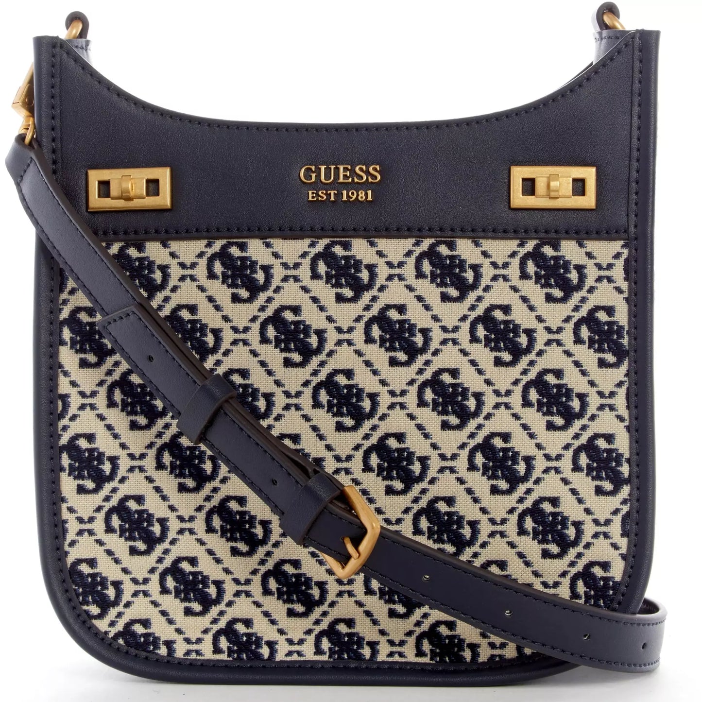 GUESS Izzy Mini Hobo -Navy Logo