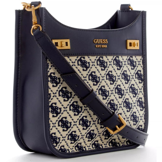 GUESS Izzy Mini Hobo -Navy Logo