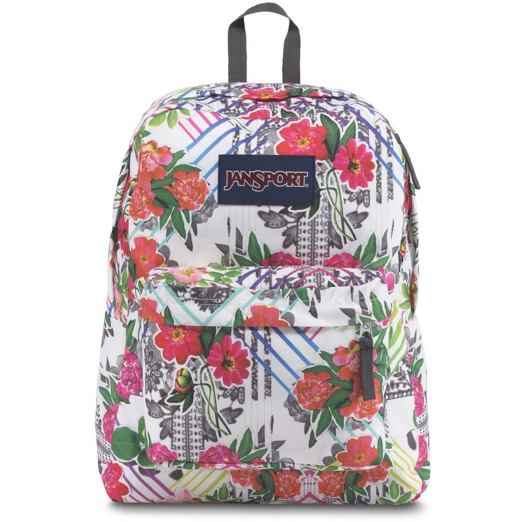 JanSport SuperBreak Backpack - Collage Floral