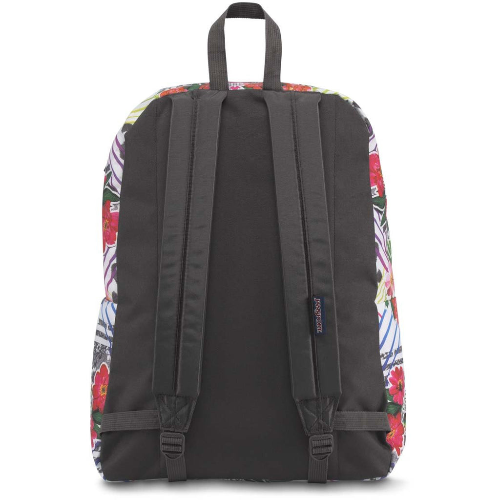 JanSport SuperBreak Backpack - Collage Floral