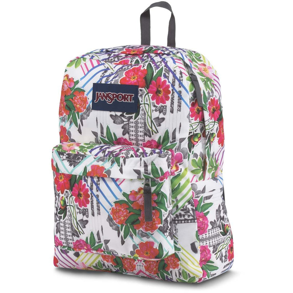 JanSport SuperBreak Backpack - Collage Floral