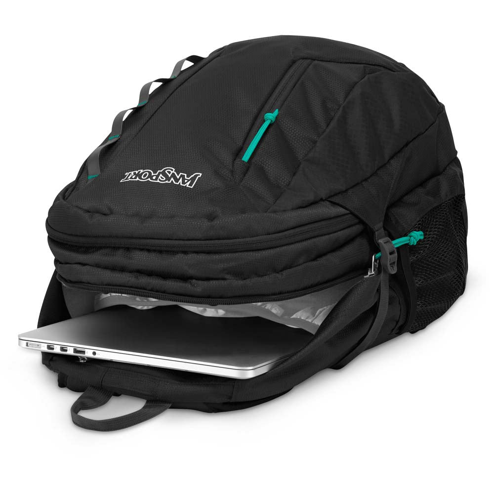 Sac à dos pour ordinateur portable JanSport Agave pour femmes - Noir