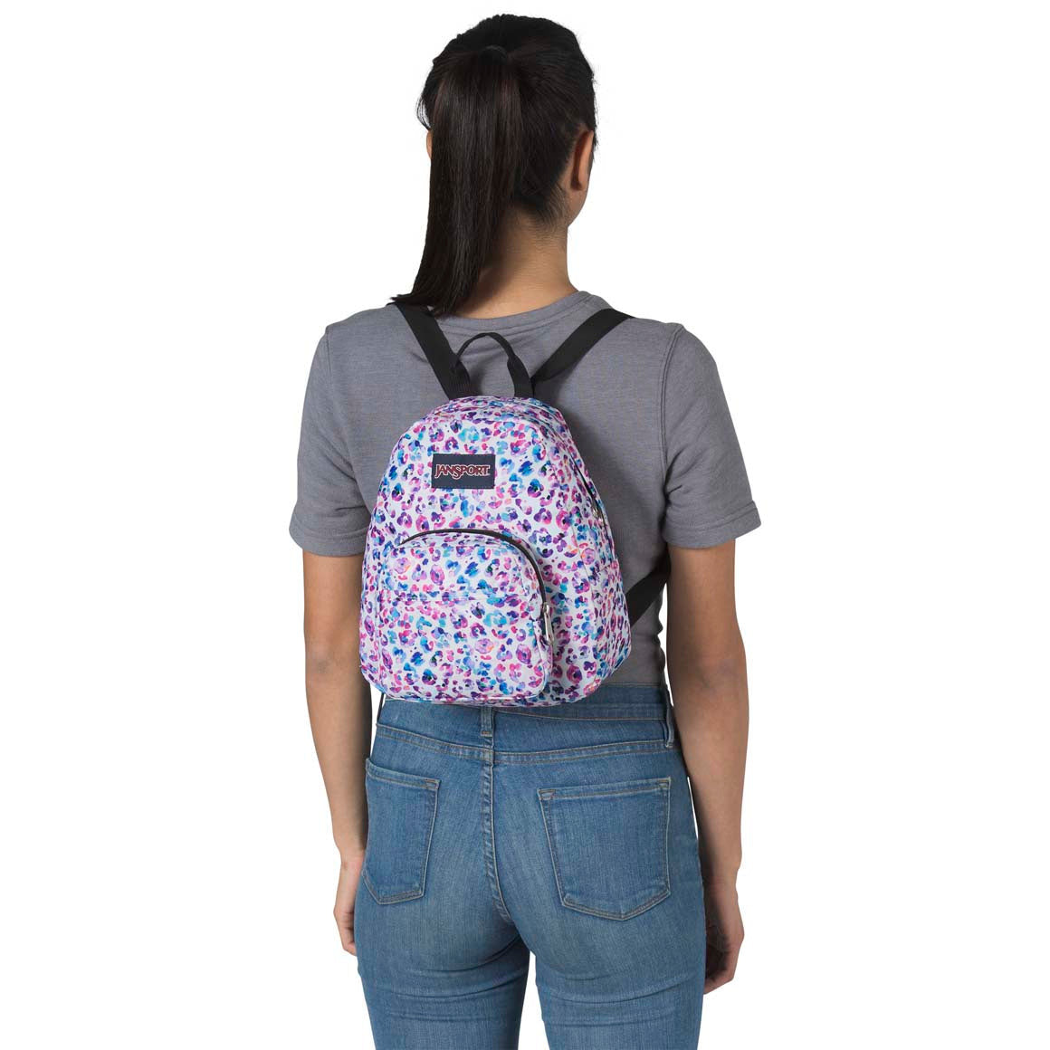 JanSport Half Pint Mini Backpack - Leopard Dots