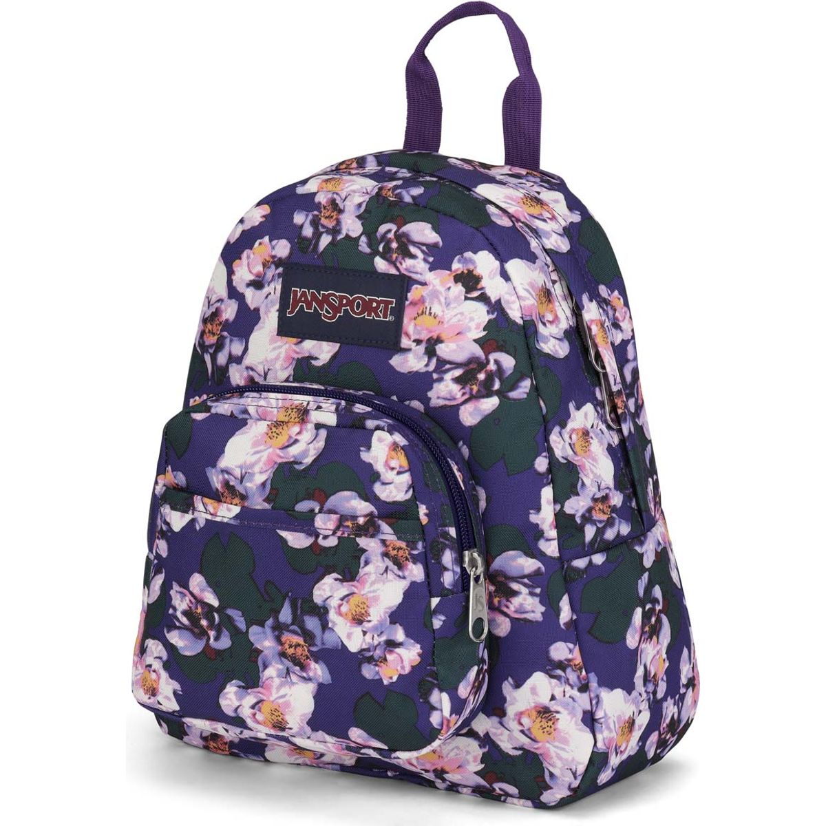 JanSport Half Pint Mini Backpack - Purple petals