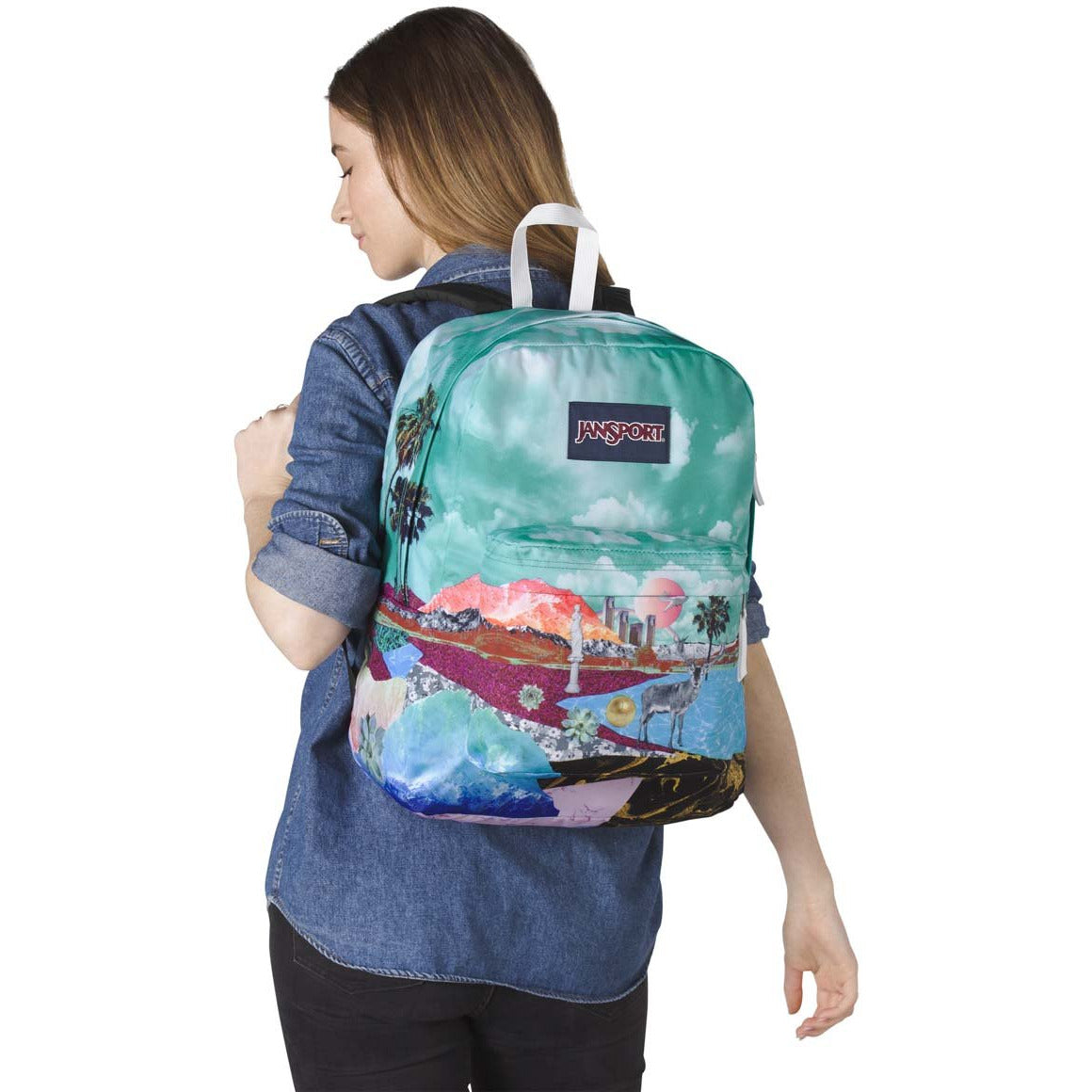 JanSport High Stakes Backpack 4M7 Collage Kingdom