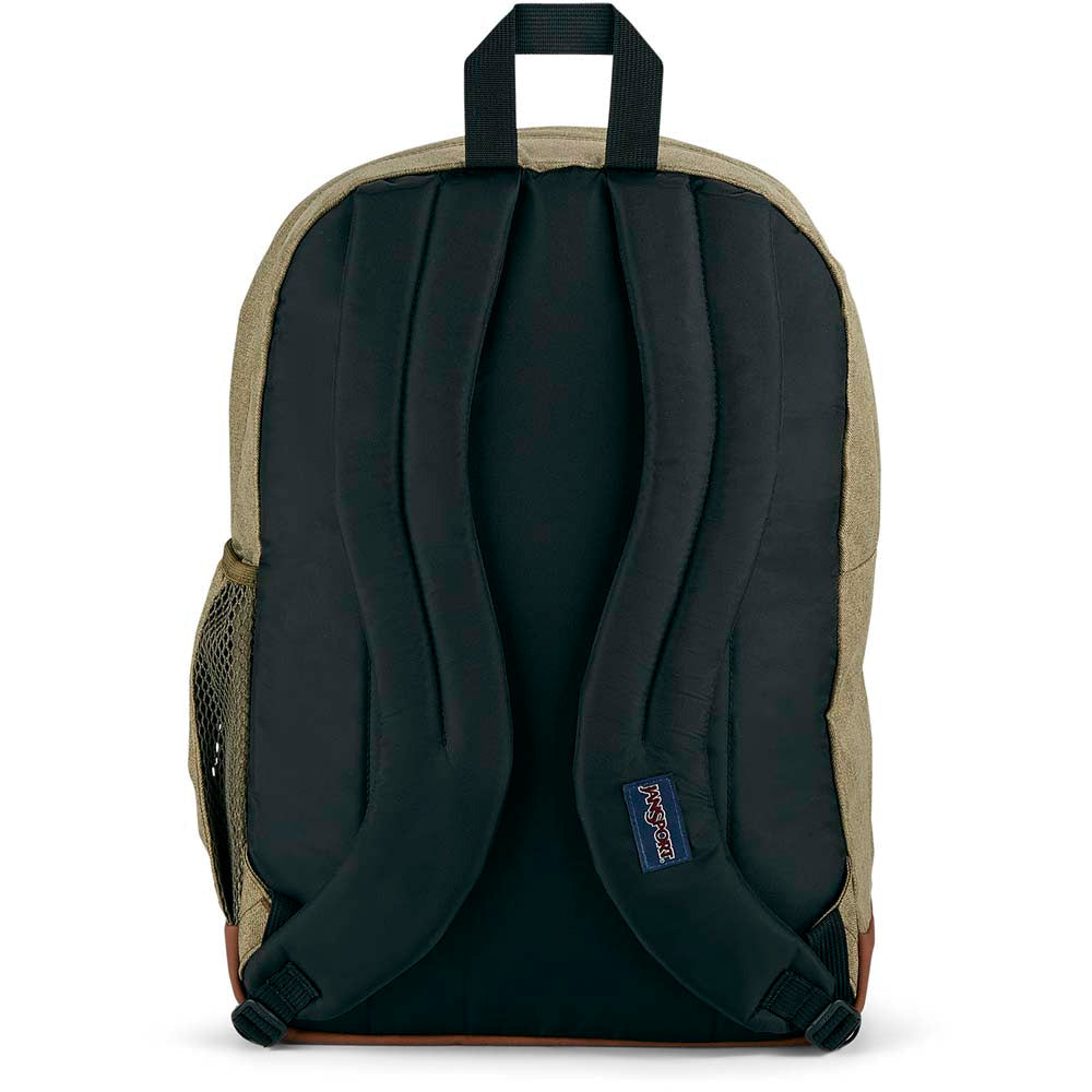 JanSport Cool Student Backpack - Army Green Letterman Poly