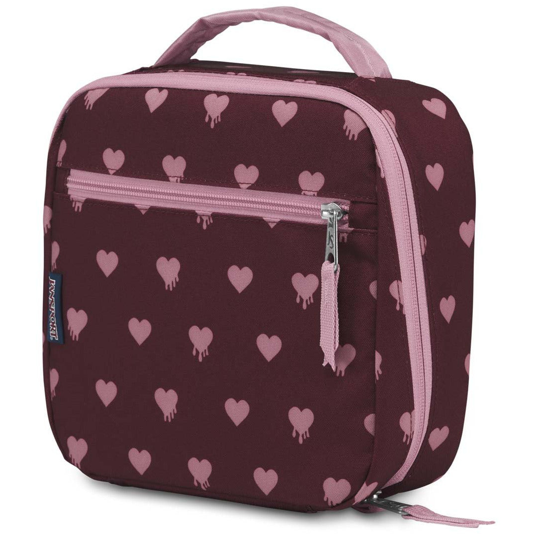 JanSport Pause Déjeuner - Rouge Russet Cœurs Saignants