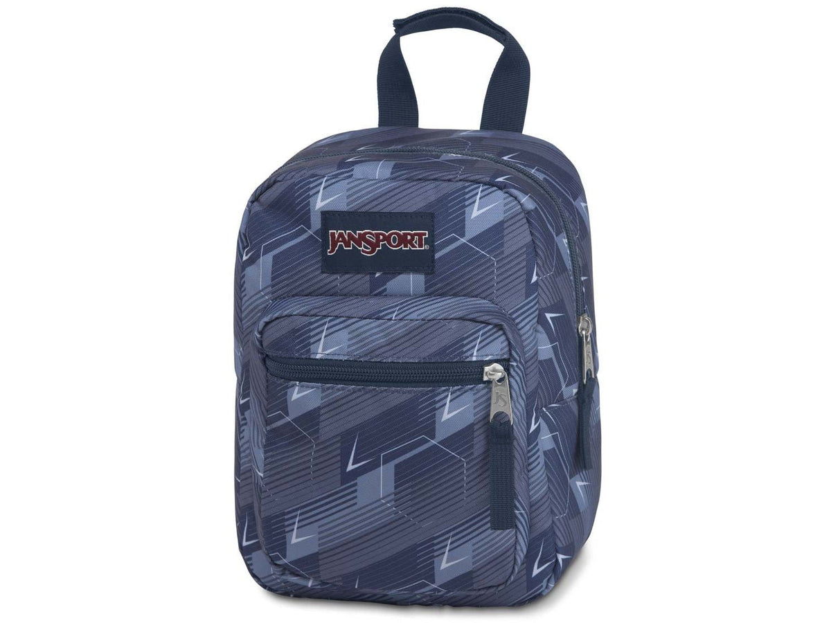 JanSport SuperBreak Backpack - Aqua Dash Jagged Plaid  MouraCuir