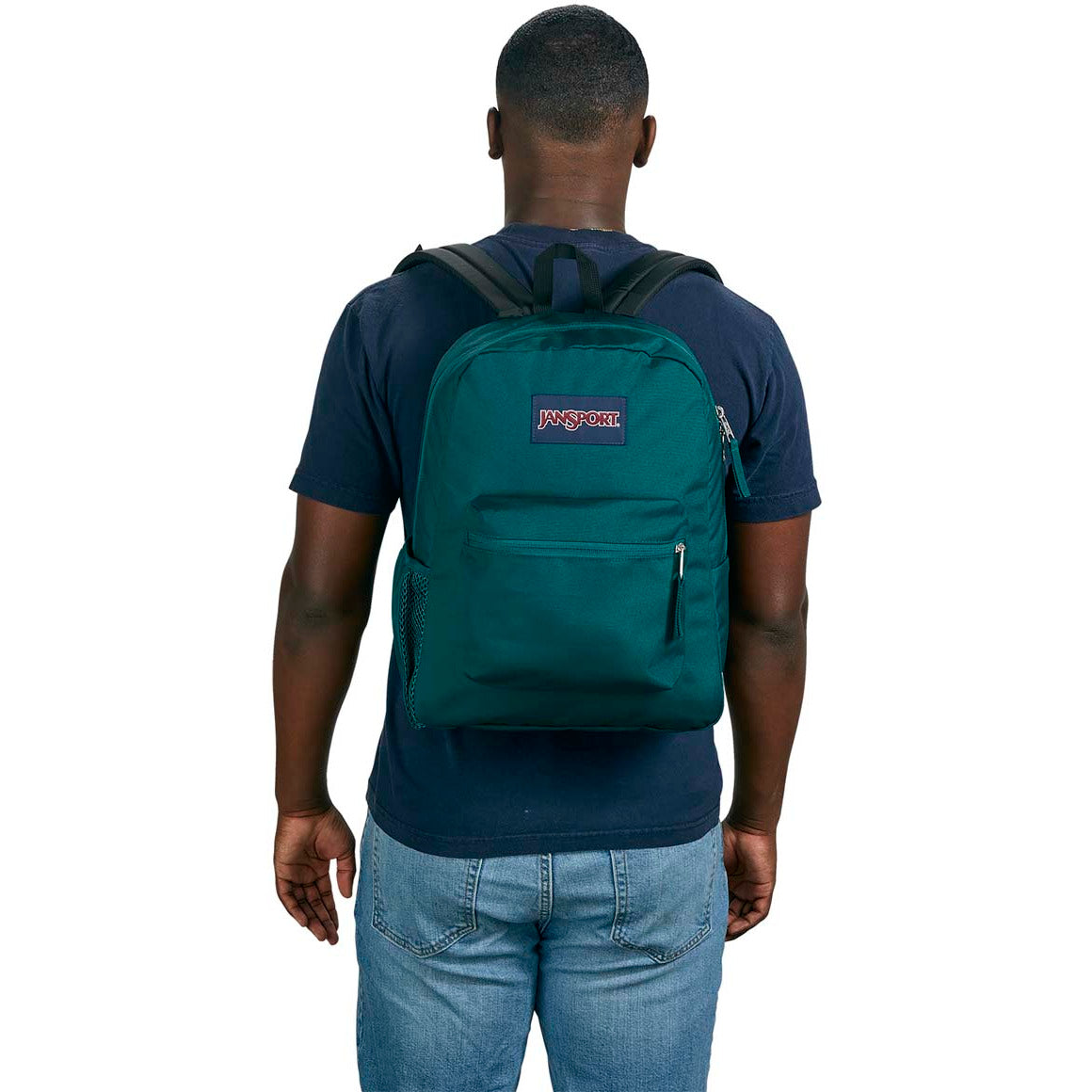 JanSport Cross Town Backpack Deep Juniper MouraCuir