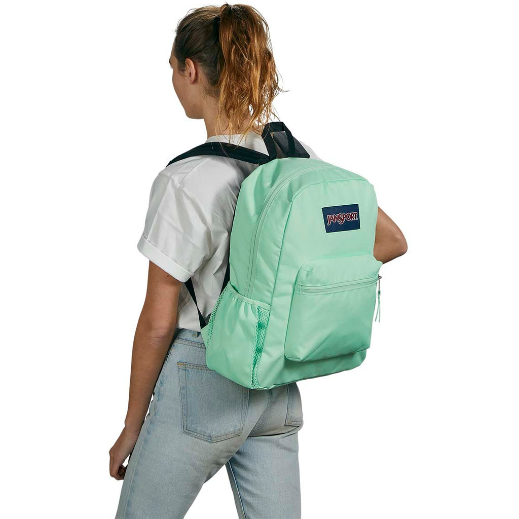 JanSport Cross Town Backpack - Mint Ship