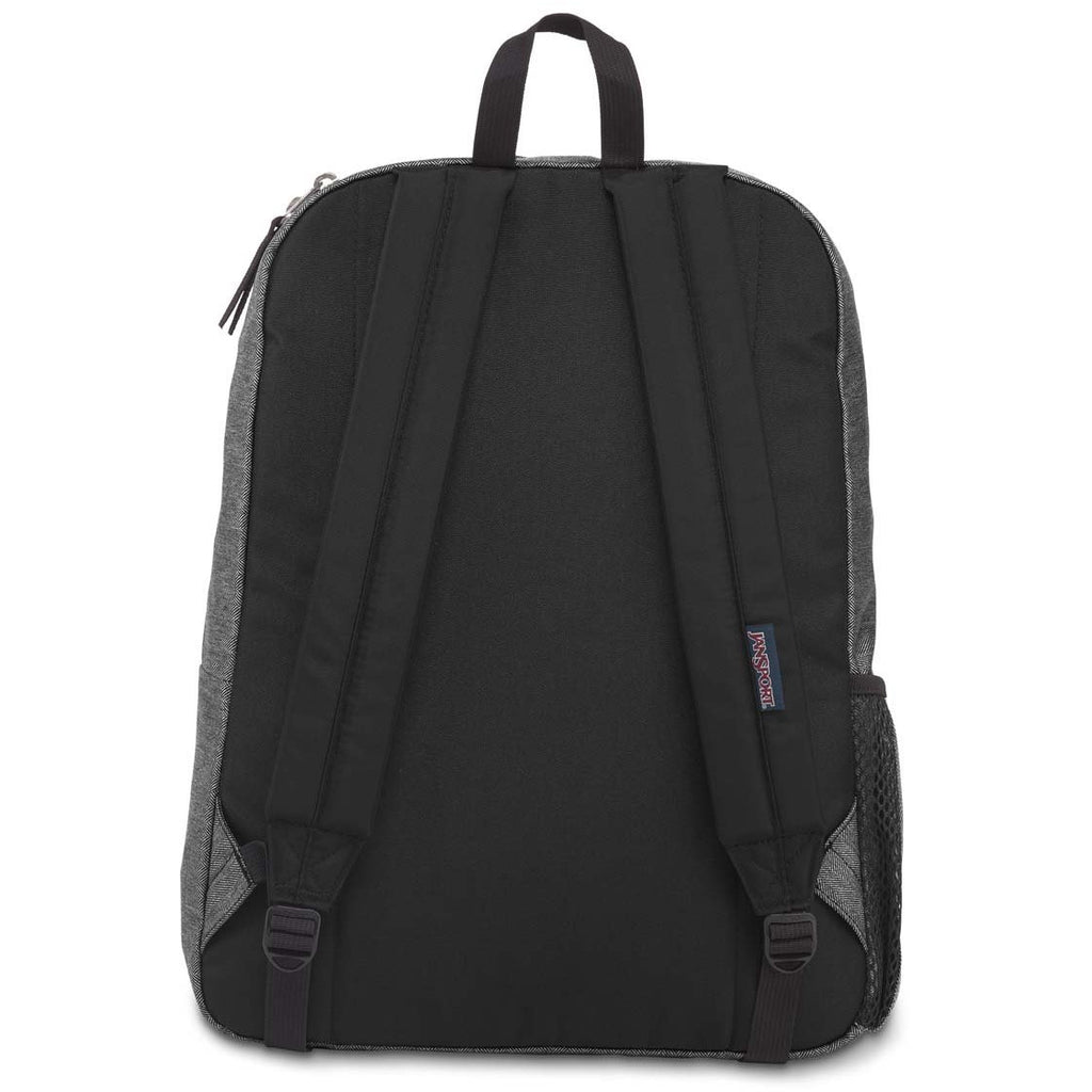 JanSport Cross Town Remix Backpack – Black White Herri