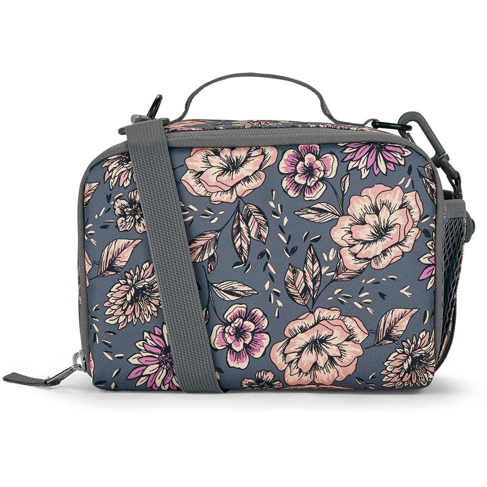 JanSport The Carryout Lunch Bag - Boho Floral Graphite Grey