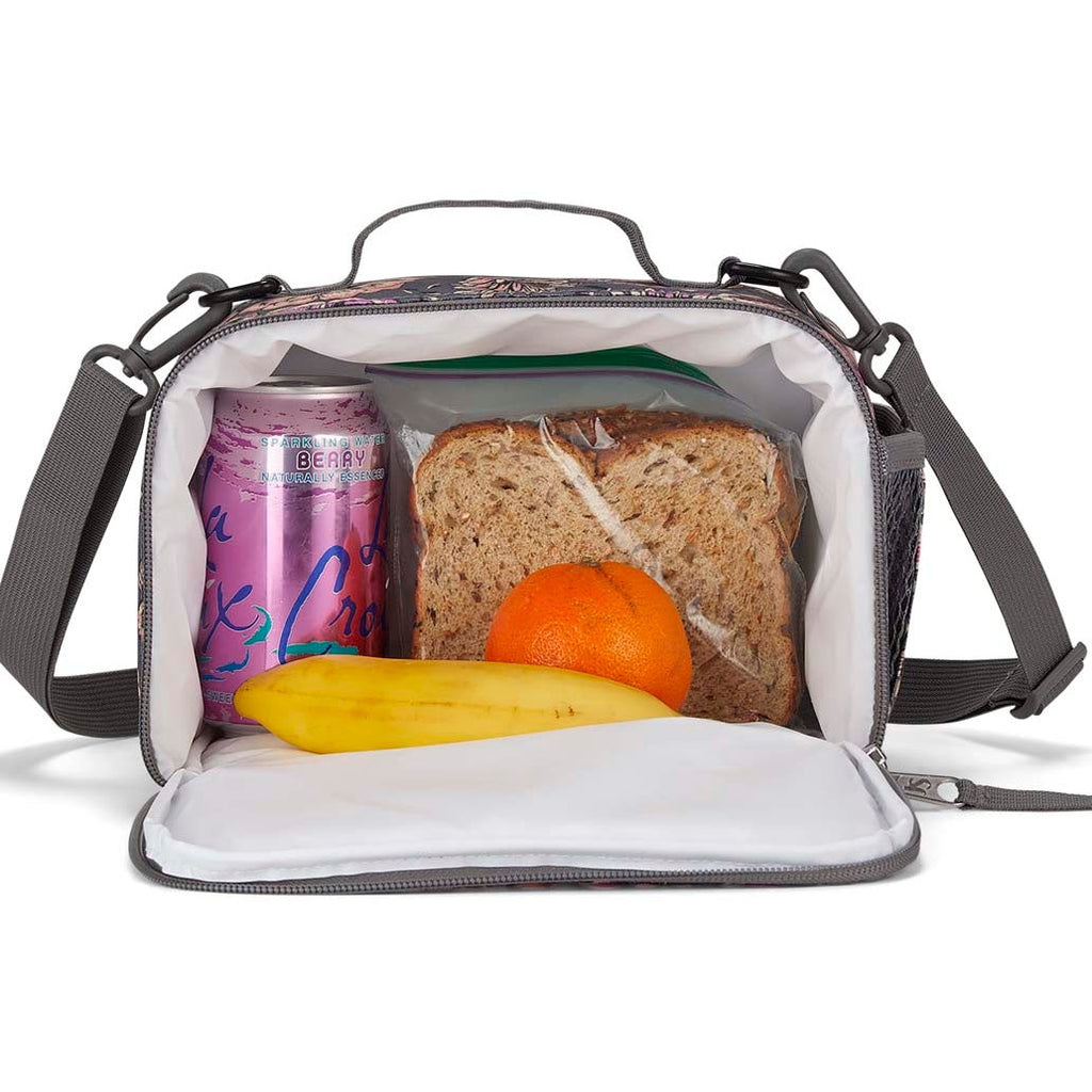 JanSport The Carryout Lunch Bag - Boho Floral Graphite Grey