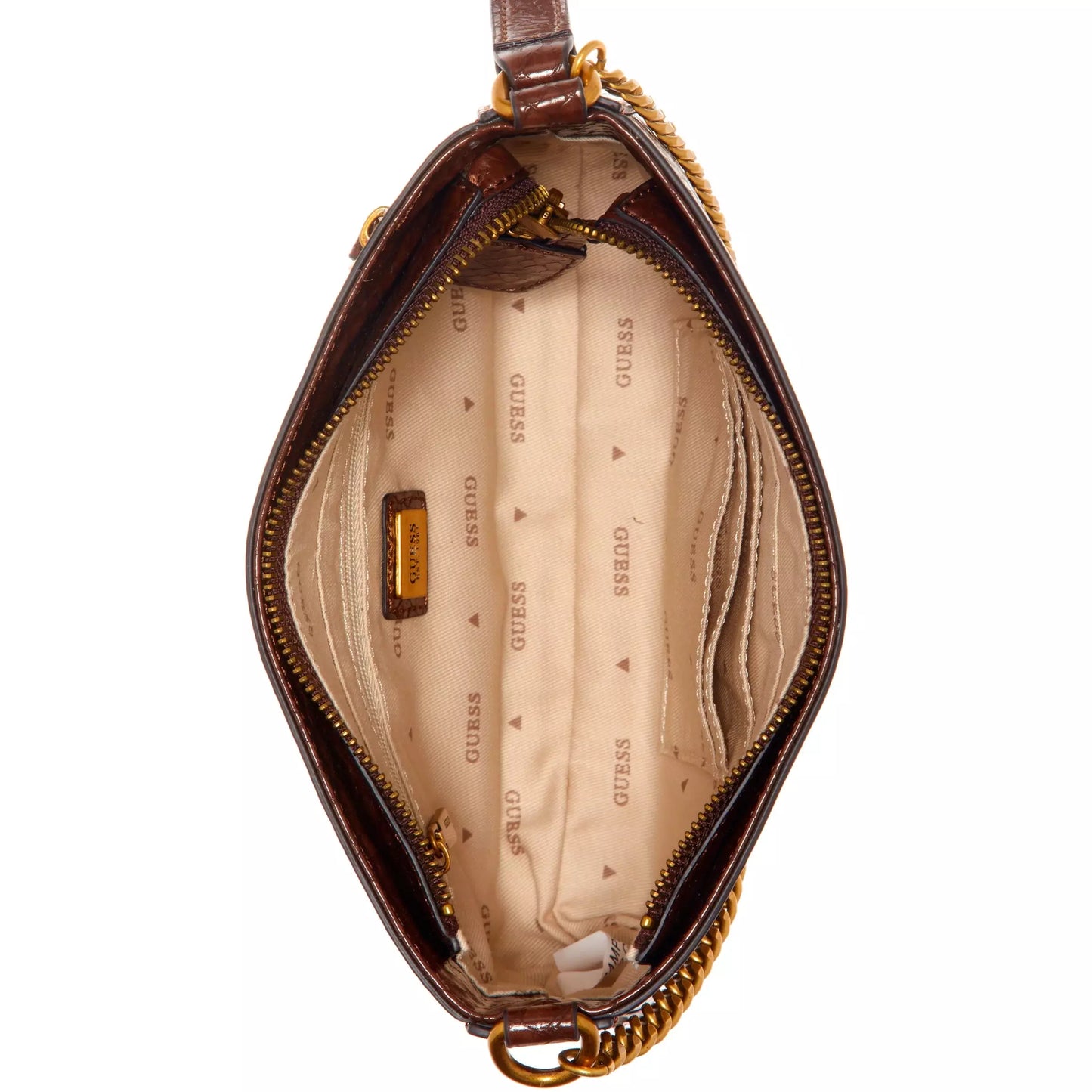 GUESS Katey Exotic Mini Sac à Bandoulière à Zip