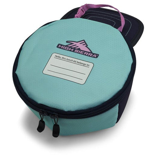 High Sierra Baseball Hat Lunch Kit - Sky Blue/Iced Lilac