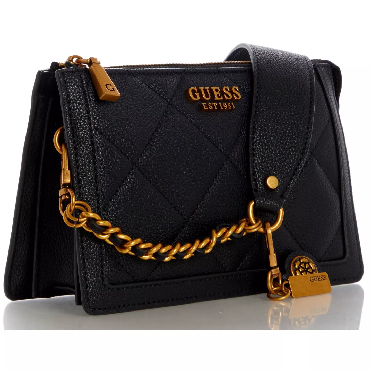 GUESS Abey Sac à bandoulière multi-compartiments