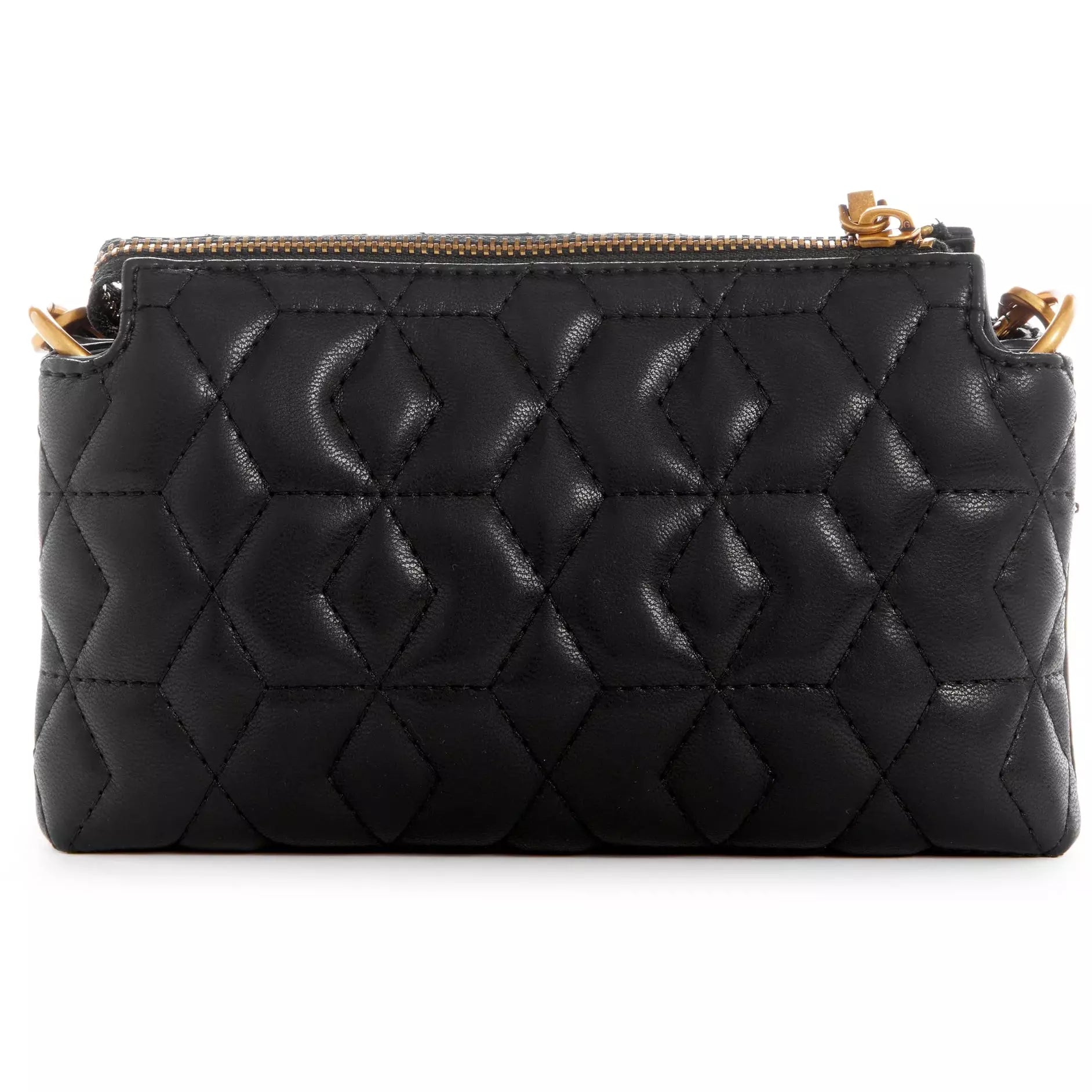 GUESS Elenia Mini Crossbody Top Zip - Black