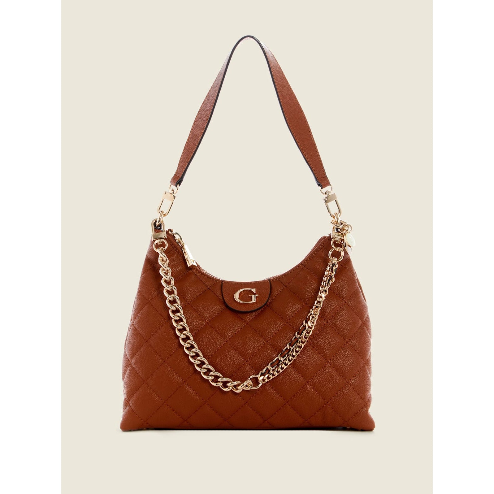 GUESS Gillian Quilted Hobo Bag