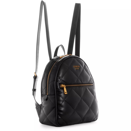 GUESS Vikky Quilt Backpack - Noir