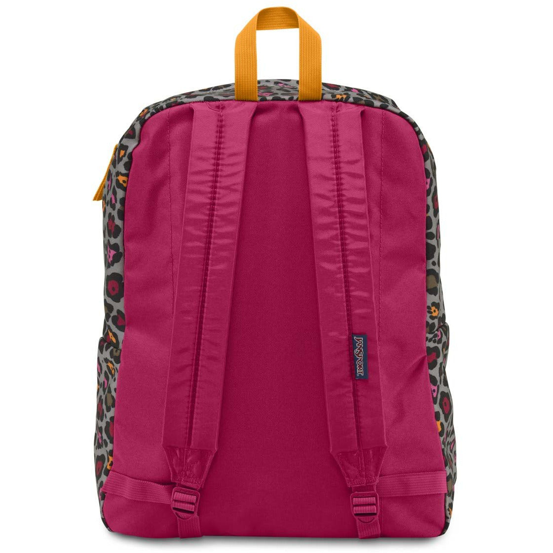 JanSport SuperBreak Backpack - Grey Rabbit Lucy Leopard