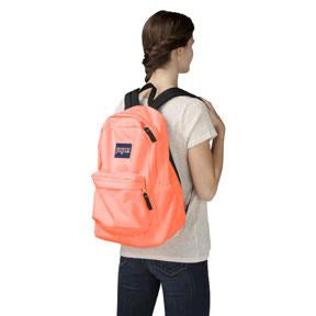JanSport SuperBreak Backpack - Coral Peaches