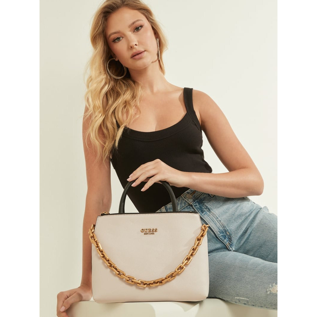 GUESS Turin Tri Compartment Satchel