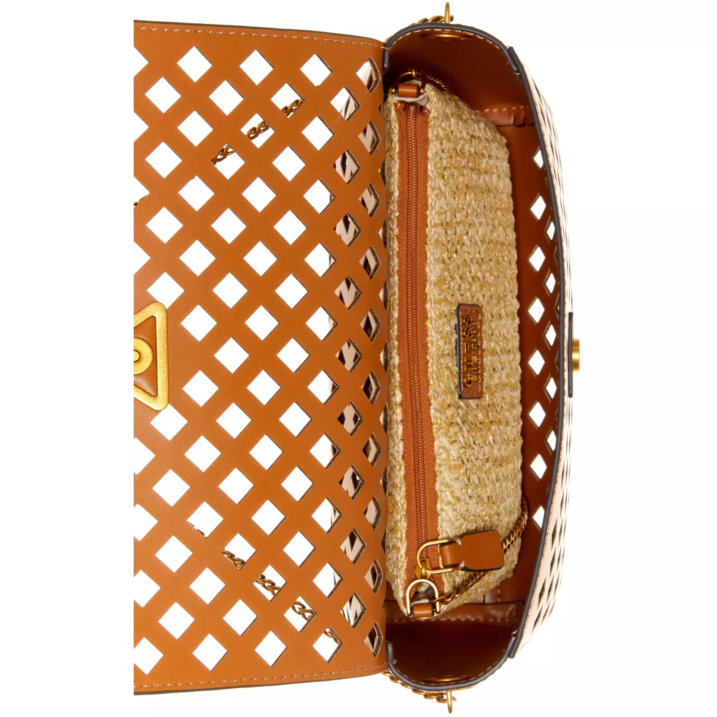 GUESS Aqua Crossbody Flap - Black