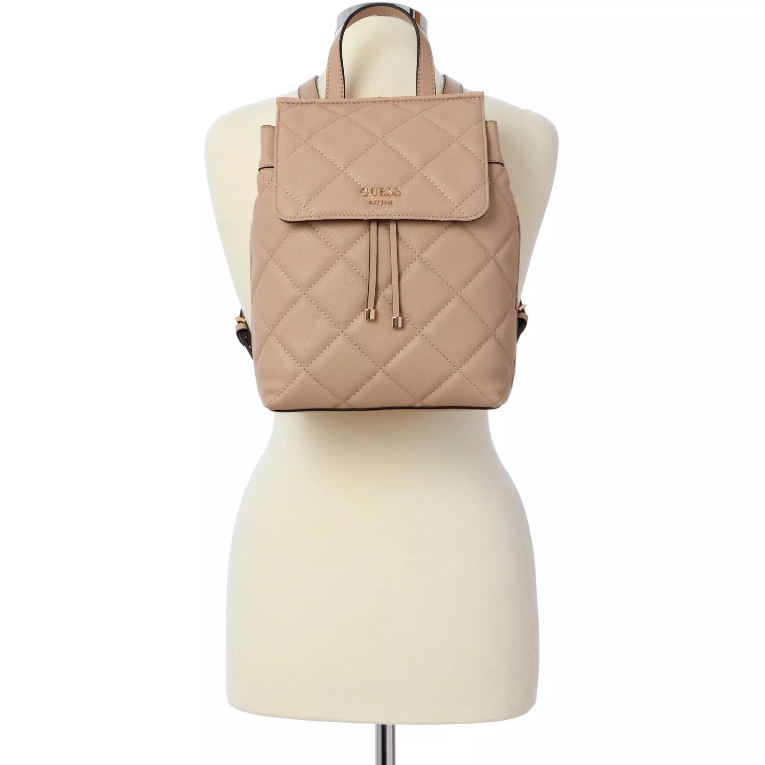 GUESS Fantine Quilted Backpack Black