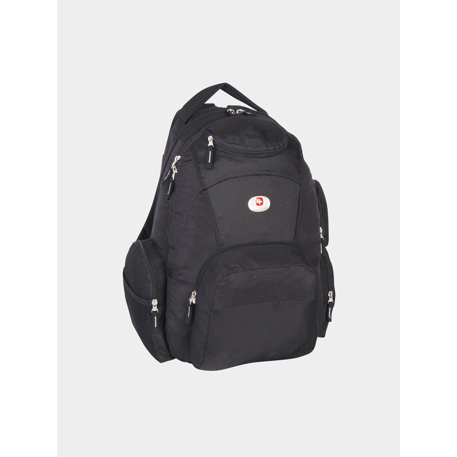 SwissAlps Backpack with Side Pockets - Black