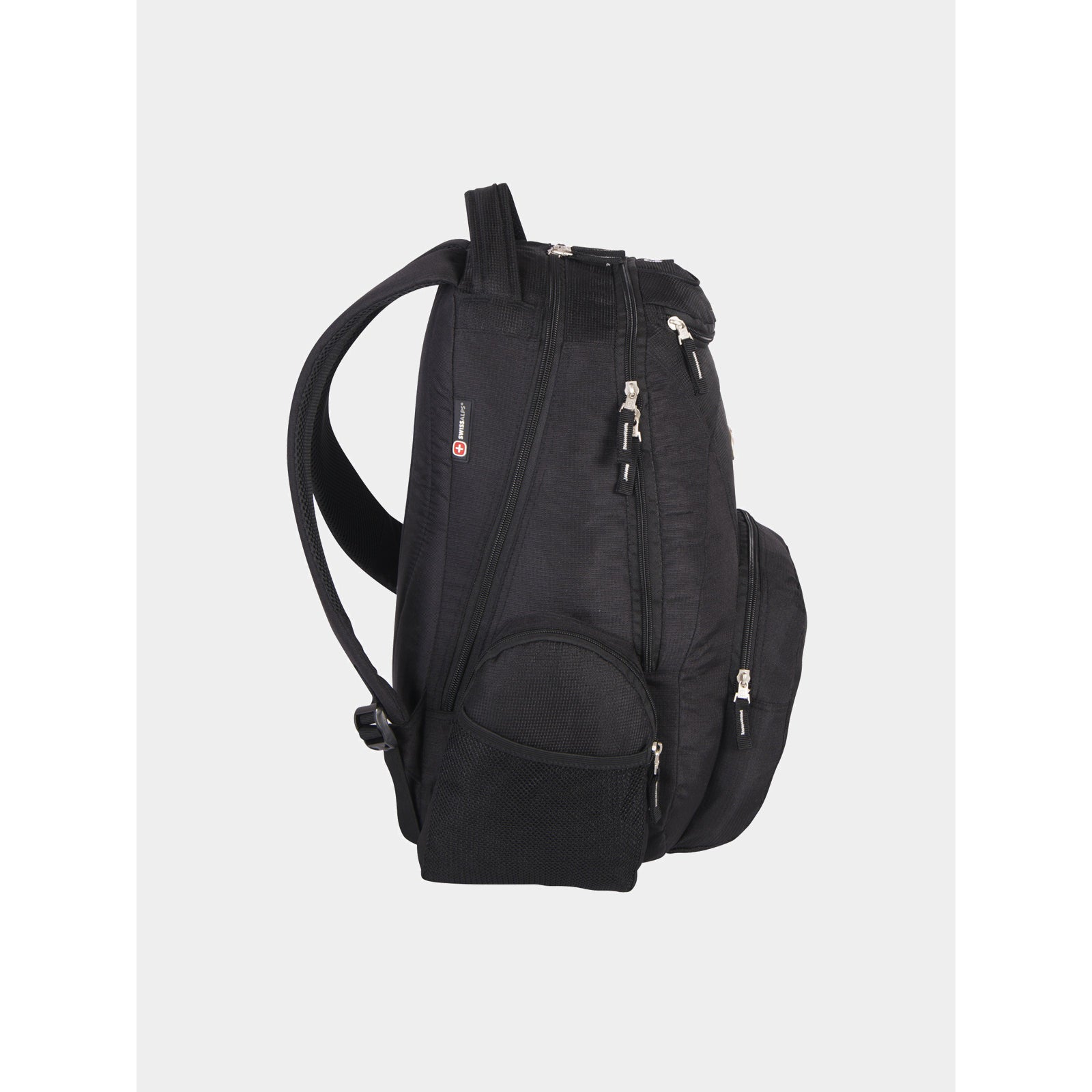 SwissAlps Backpack with Side Pockets - Black